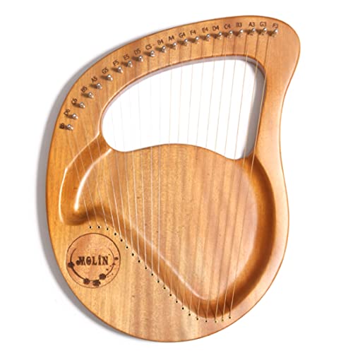 Harpe violon grec 21 cordes en bois pour animer vos soirées musicales