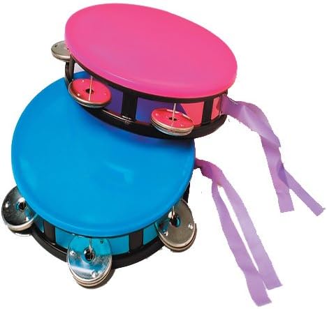 Neon Tambourine Party Accessory