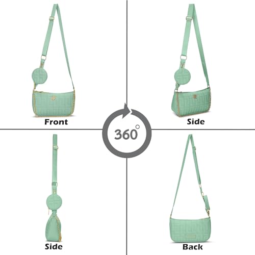 Image of Lavie Signature Women's Quilt Pagan Crossbody Sling Bag | Ladies Purse Handbag | Gift For Women