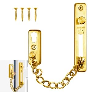 Fwhfnb 721 Türsicherheitskette Edelstahl Gold