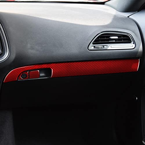 Image of Car Copilot Glove Handle Box Cover Decals for 2011-2023 Chrysler 300 / 300C / 300S / Limited /Touring /Base Accessories Interior Stickers
