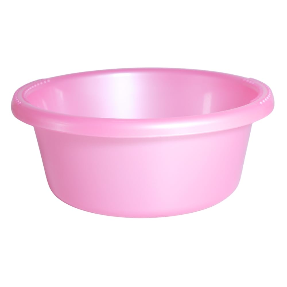 Sunaira Bowlpro Multipurpose Round Plastic Bowl 750 ml for Mixing,Serving,Washing Fruits & Vegetables,Hair Colour,Dough and Food Storage|Food Grade,Stackable|Kitchen,Salon|Set of 1|Pink-image-14