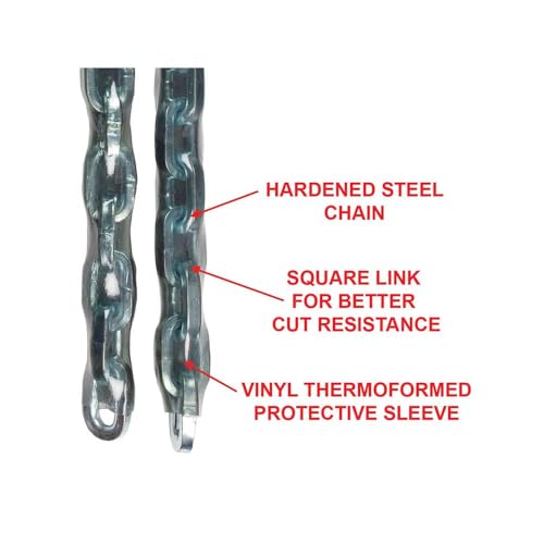 Chaîne Master Lock 8019EURD en acier cémenté offrant une structure robuste et solide - 6