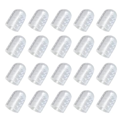 Manguitos protectores de dedos - Fundas de dedos de gel de silicona, suaves protectores de uñas antihongos, protección del pie elástica y transpirable | Soporte confort reutilizable para la reducción