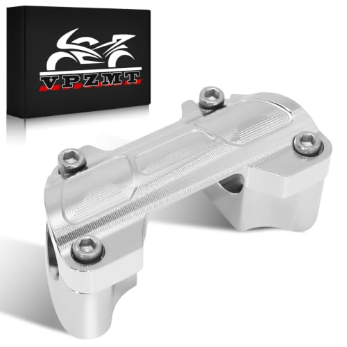 Image of 1.0 inch Handlebar Riser Top Clamp Kit 1.5 inch Tall for Harley Street glide, Electra glide, Sportster, Softail Street Bob Fat Boy Fat Bob Heritage Low Rider & Dyna (Rise Height: 1.5 inch, For 1 inch Bar)