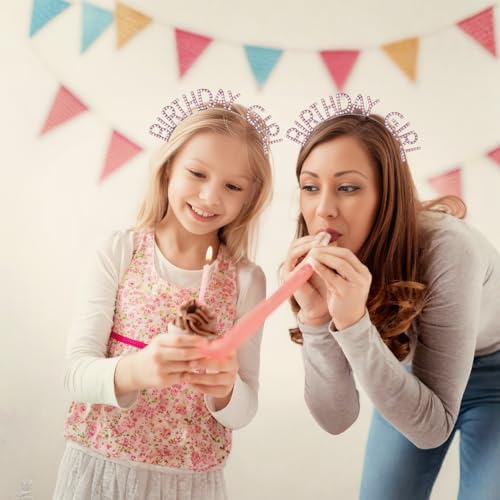 Image of Birthday Girl Crown & Sash & Sunglass for Women Girl, Headband for Princess Happy Birthday Party Decorations Favors