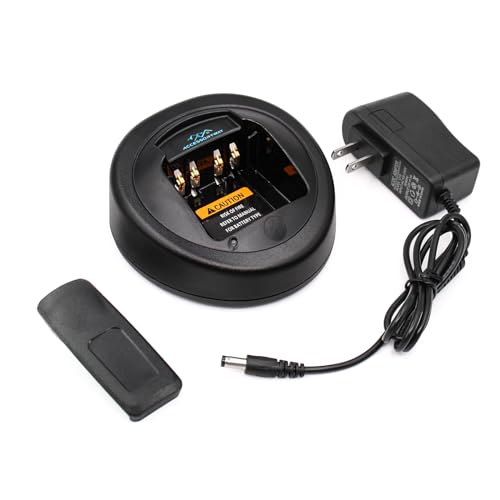 Cargador PMNN4409 para Motorola XPR7550 y XPR6550 con base de carga individual WPLN4232