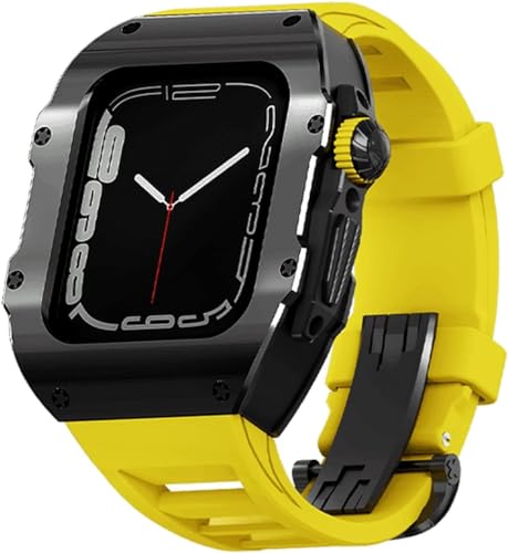 Kit mod Apple Watch Ultra antichoc en acier inoxydable et lunettes en titane