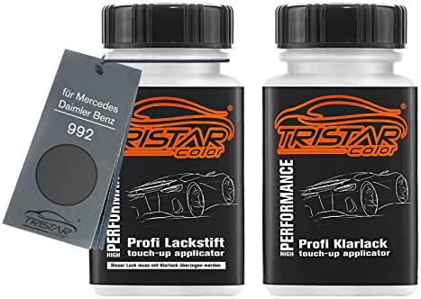 TRISTARcolor Peinture Voiture Kit Bombes De Peinture 2K Pour Mercedes/Daimler Benz 796 Citrinbraun Metallic/Dakota Brown Metallic Peinture De Base 2