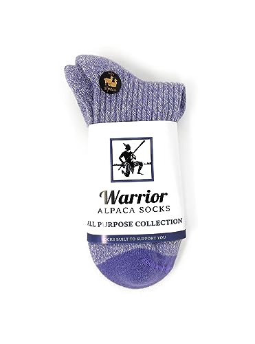 Image of WARRIOR ALPACA SOCKS - All Day - Everyday - Terry Lined - Cushioned - All-Purpose Socks - Unisex