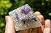 Violet Flame Orgone Pyramid/White Light Crystal Pyramid/Orgonite Pyramid