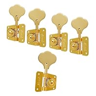 5-string vintage style bass tuners for the 70s and other similar models from 1968-1982 Requires 11/16"(18mm) peghead holes. Mounting hole spacing is 1-5/16" across the top, 1" across the bottom, and 1-7/16" top to bottom(on center) These DO NOT fit A...