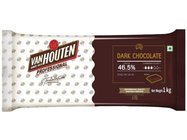 VAN HOUTEN PROFESSIONAL DARK CHOCOLATE 46.5% (SLAB) 1 Kg (B0DGHP882Z) Amazon Price History, Amazon Price Tracker