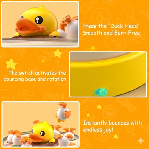 Image of Rotating Duck catching Game with Light Sound, Two Player Kids Toys, Interactive Learning Toy, Premium Quality Toy for Kids and Outdoor Play (Random Model Will be Delivered)