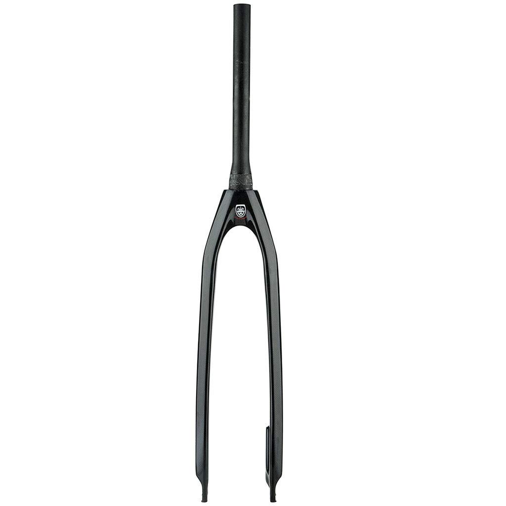 Forcella Rigida con Tubo affusolato per Mountain Bike MTB Forcella per Bicicletta in Fibra di Carbonio 3K 1-1/8 Parti per Ciclismo ultraleggere Freno a Disco