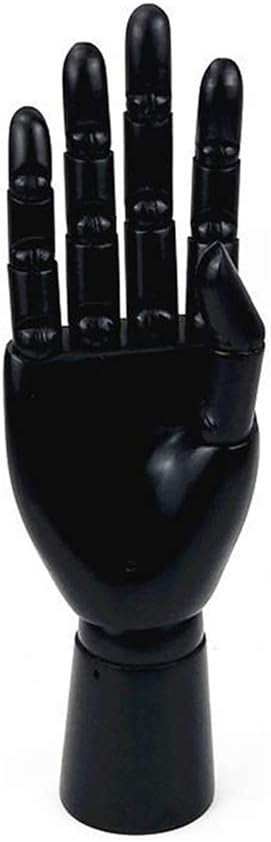 menolana Flexible Wooden Hand Model Moveable Wooden Artists Hand Model for Sketching Drawing Painting Desk Decoration