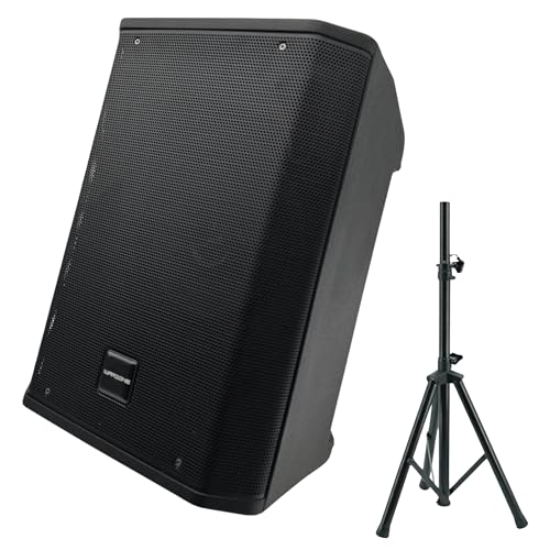 Warzone WAP8T 500W Active PA Speaker with Bluetooth & Tripod
