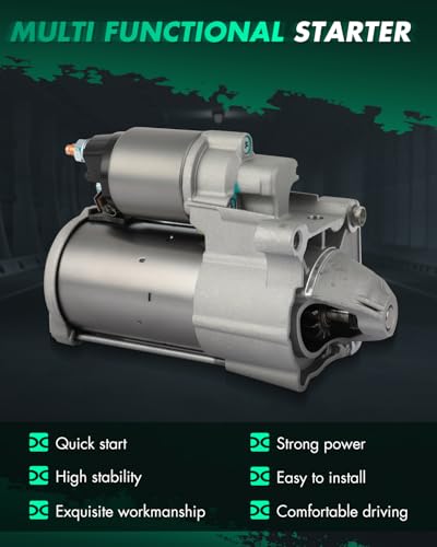 Image of SCITOO Starter Compatible for Mini Cooper /Clubman 14-19, Countryman 17-19 1.5L /2.0L M.T.(PMGR, 13T) Engine Starter Motor 31384