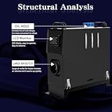 Jacgood 5000W-8000W Diesel Parking Heater Kit, 12V 5KW-8KW Diesel Air Heater With Remote Muffler And LCD Display For RV Trucks, Boats, Buses, Car Trailers, RV Fast Heating - Image 5