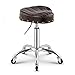 Rolling Stool Ergonomiczny stołek do podnoszenia o wysokości 60 cm, wodoodporny stołek kosmetyczny retro PU, odpinany stołek do paznokci w salonie, wielofunkcyjne krzesło do (Color:Stołek kosmetyczny)