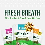 Minties Dental Chews for Dogs, 60 Count, Vet-Recommended Mint-Flavored Dental Treats for Medium Dogs 25-50 lbs, Dental Bones Clean Teeth, Fight Bad Breath, and Removes Plaque and Tartar - Image 3