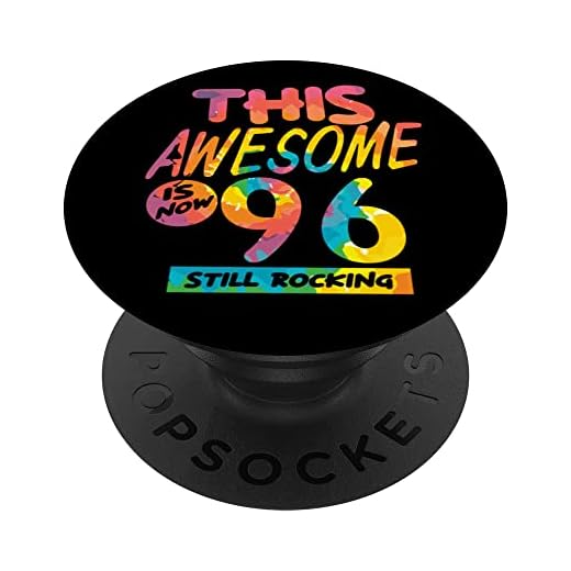 96 cumpleaños Este impresionante es ahora 96 años de cumpleaños PopSockets PopGrip Intercambiable