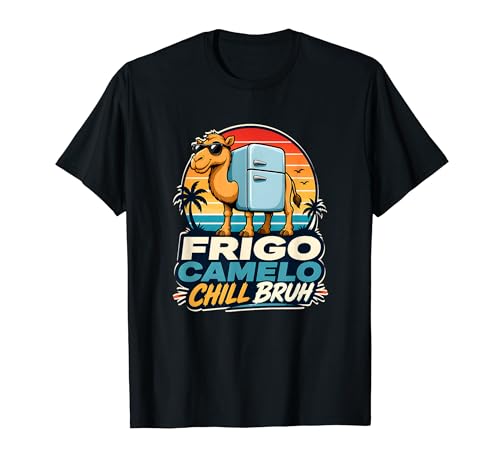 Frigo Camelo Camel Fridge Shirt �ʔ����C�^���A�� Brainrot �~�[�� T�V���c