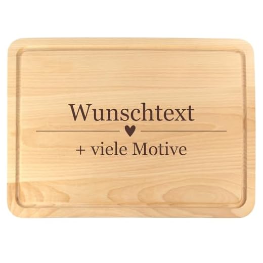 Papa Brettchen mit Gravur – Name + Motiv – 30x20 cm groß, personalisiertes Brotzeitbrettchen zum Vatertag, Geburtstag, Holz Schneidebrett als Geschenkidee für den besten Vater