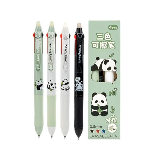 Set de bolígrafos gel borrables punta fina 0.5 mm