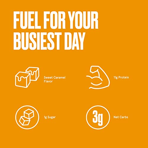 Bulletproof Salted Caramel Protein Crisp Bars, 12Pk, High Protein, Low Sugar #TOP3