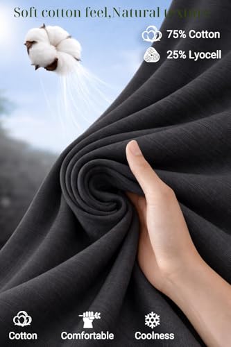 Image of COOFANDY Men's Button Down Short Sleeve Shirt Casual Cotton Summer Beach Wedding Linen Shirts with Pocket