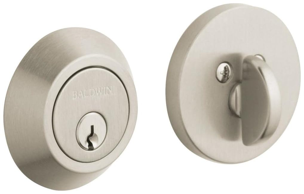 Serrure Baldwin Hardware 8241.056 Deadbolt Lock pêne dormant cylindre porte entrée