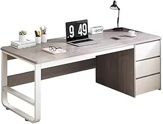 Multifunctional Computer Table And Office Desk With 3 Drawers 120 CM