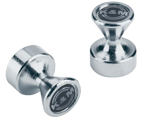 K + M 11580-000-29 Leistungsmagnet, 2er Pack Verzinkt 1/2" X 5/8"