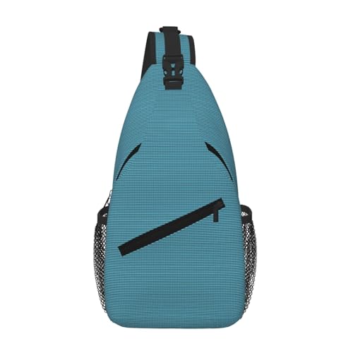 Mochila de pecho unisex de coral marino: bolso cruzado para festivales y turismo