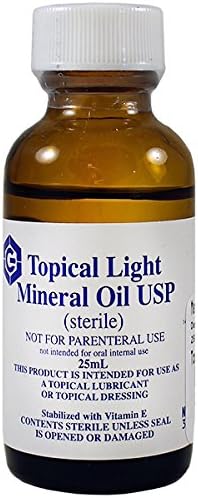 Topical Light Mineral Oil USP 25ml Oil by Geritrex