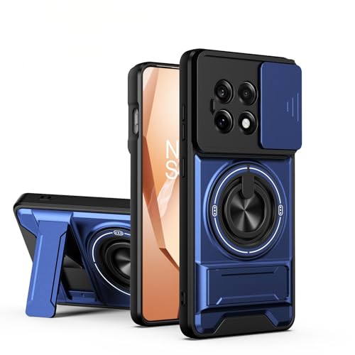 �Ή��@�� OnePlus 13R / Ace 5 �g�уP�[�X,�f���A���X�^���h�A�����Y�ی�X���C�h�J�o�[�A�}�O�l�b�g���ی�P�[�X Blue