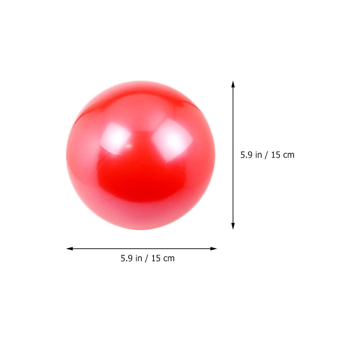 Toddmomy 5pcs Shimmer Balls PVC Flapping Kickballs for Indoor Outdoor Play Soft Bounce Play Balls Random Colors for Sports Events and Fun Activities Random Color