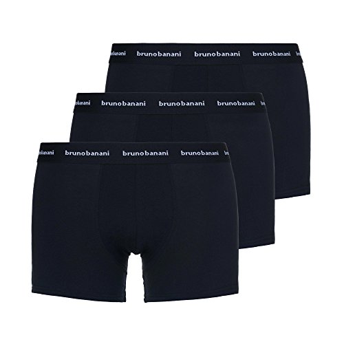 Preisvergleich Produktbild bruno banani Herren Retro Boxershorts Lusty (3er Pack) Schwarz XXL