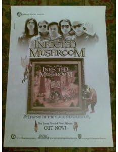 Infected Mushroom Official 2009 Legend Of The Black Shawarma Poster