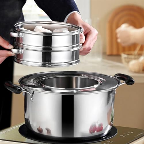 Anillo de cocción al vapor para vaporizadores de bambú y cocinas domésticas de 31cm 3