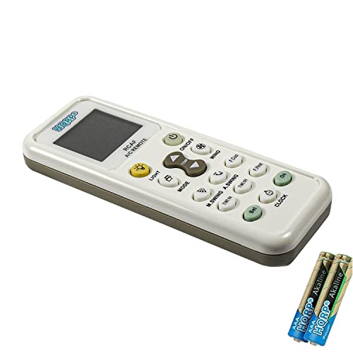 HQRP Remote Control Compatible with Sharp CRMC-A705JBEZ CRMC-A663JBEZ CVP09LX CVP10LC CVP10MC CVP10NC CVP10PC CV10MH CV10NH Air Conditioner Controller