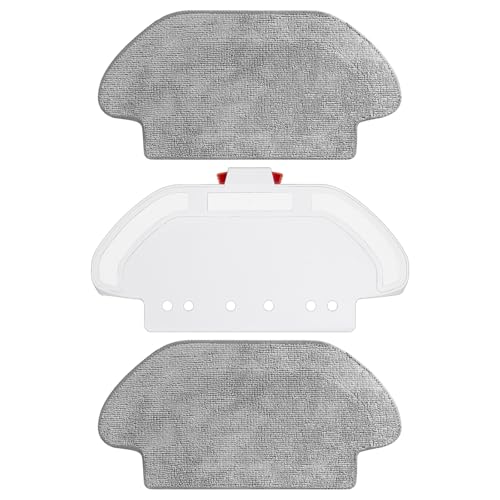 Jegehoyo Mopa con Placa de Repuesto para Xiaomi S12/Mop 2S/Mop Pro/Mop P/S10 EU/STYJ02YM/Viomi V2 Pro/V3 SE Robot Aspirador Mop Pad Soporte para fregona