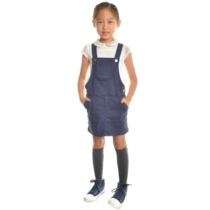 Image of WKLOUYHE Unisex Kid's School Uniform Cotton Knee High Socks Pack Of 06