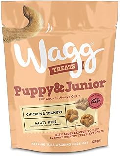 Wagg Puppy & Junior Treats with Chicken & Yoghurt 120g