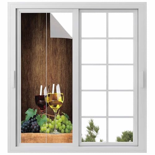 Película opaca para ventana marrón 23.6" x 59" miniatura 1