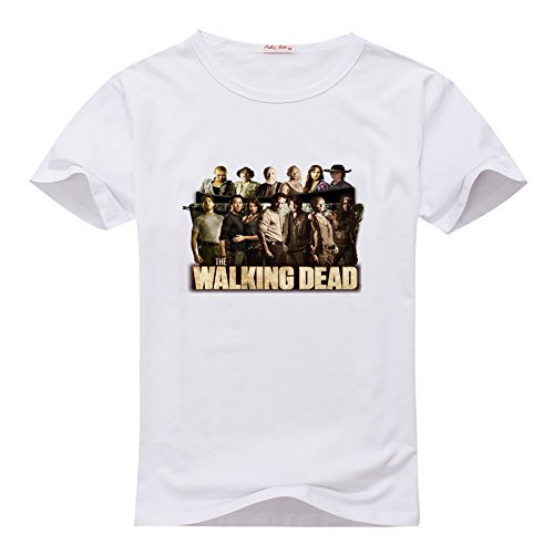 T-shirt The Walking Dead homme blanc taille XL vêtement coton