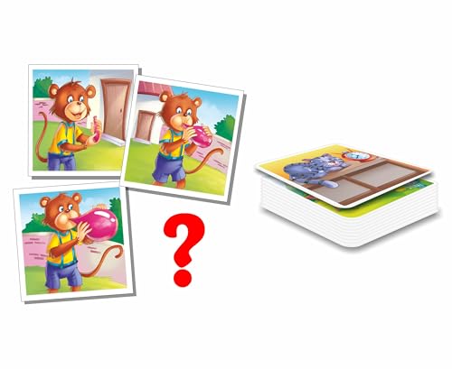 Creative Educational Aids P. Ltd. What's Next - 1 Card Games (Multi-Color, 32 Pieces)