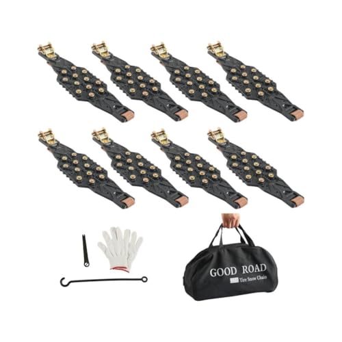 Cadenas de nieve para coches y camionetas en viajes de invierno y rutas de montaña