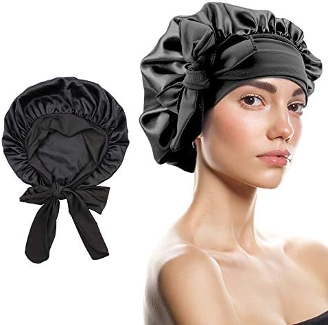 QMSILR Silk Bonnet Satin Bonnet for 